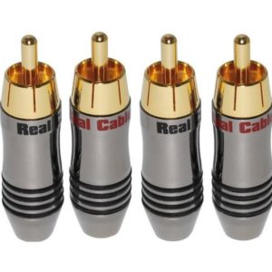 Realcable R6872-2C RCA PLUGS SET4
