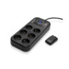 Realcable SPPR0106G-B Power filter/protection with remote control.