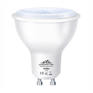 ETA Λαμπτήρας Spot LED, 6W, GU10, ζεστό λευκό
