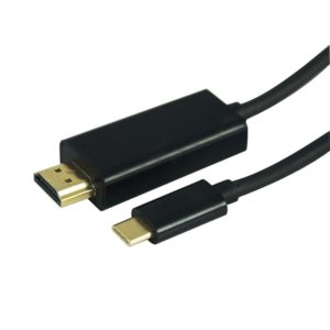 GoGEN USBCHDMI150MM01 Καλώδιο HDMI 1.4 / USB τύπου C 3.1, 1.5m, επιχρυσωμένο
