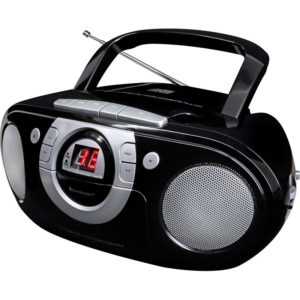 Soundmaster SCD5100SW CD Boombox/Radio FM/Cassette Player - Black