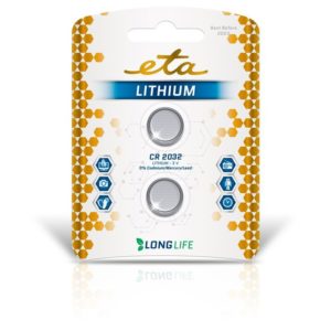 ETA PREMIUM CR2032 Μπαταρίες λιθίου 2τεμ