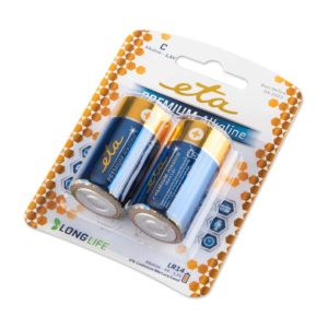 ETA PREMIUM ALKALINE C, LR14 Αλκαλική μπαταρία 2τεμ