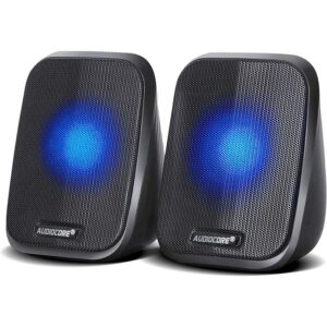 AUDIOCORE AC835B 6W COMPUTER SPEAKERS 2.0 USB BLUE/BLACK
