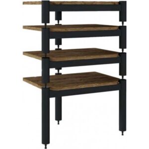 DE Conti APICEM HIFI 1 set 4 ράφια Μαύρο-καφέ