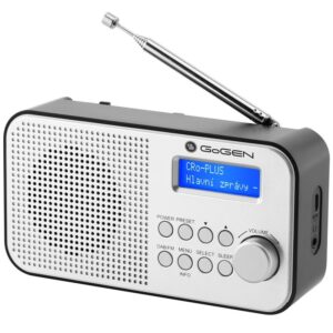 GoGEN DAB 300 N,Ραδιόφωνο FM / DAB + , ασημί