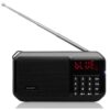 GoGEN GOGFMP125BTB Ραδιόφωνο επαναφορτιζόμενο FM με Bluetooth, μαύρο
