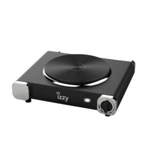 Izzy IZ-1202 Ηλεκτρική εστία μονή 18,5εκ. Μαύρη
