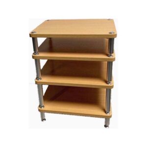 DE Conti LIGNUM HIFI έπιπλο 1 set 4 ράφια Ασημί-OAK (EAN 3700195851292)