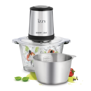 Izzy Multi 600W με 2 μπολ 1.8lt γυάλινο & ανοξείδωτο