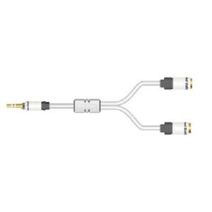 Realcable Y35-1  3.5mm αρσ./2x3.5 θηλ.- Moniteur-OFC- 0.2m