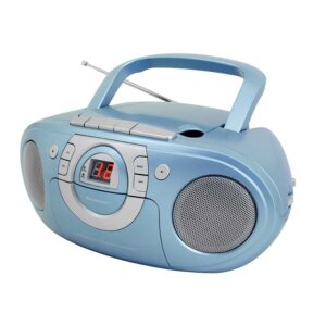 Soundmaster SCD5100BL CD Boombox/Radio FM/Cassette Player - BLUE