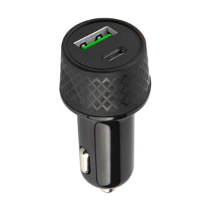 Forever LA-04 Φορτιστής αυτοκινήτου 45W θήρες USB-A  USB-C