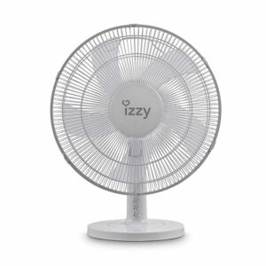 Izzy IZ-9023 Επιτραπέζιος 50W - 40cm με 5 πτερύγια Λευκός