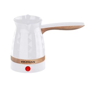 Telemax Kafedaki HPC-001 White Ηλεκτρικό Μπρίκι 250ml