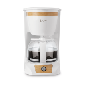 Izzy Wooden Καφετιέρα Φίλτρου 1,25Lt Λευκή