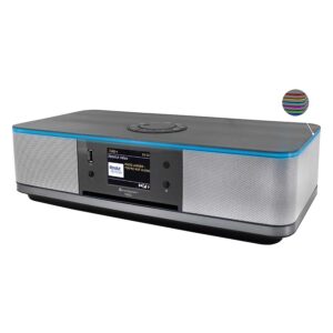 Soundmaster ICD2023SW WLAN-internet/DAB+/FM-radio, CD/MP3, USB, Bluetooth®, LED ambient lighting, APP control