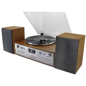 Soundmaster PL895 HiFi music centre, turntable, DAB+/FM radio, CD/MP3, USB, Bluetooth®