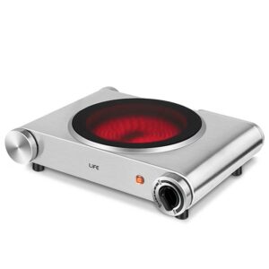 Life Ceramica Single Επιτραπέζια Εστία Κεραμική Μονή 18cm