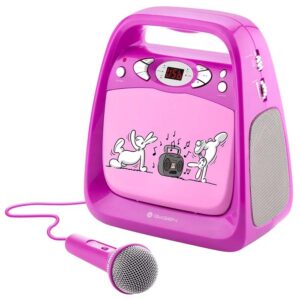 GoGEN BOBKARAOKEP Παιδικό Karaoke/ CD player/ Bluetooth/ USB/ MP3 Ροζ