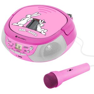 GoGEN BOBPREHRAVACP Παιδικό Karaoke/Radio FM/ CD player/ Bluetooth/ USB/ MP3 Ροζ