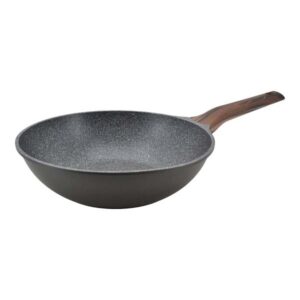 ANKOR 245-28 WOK Αλουμινίου με επίστρωση Πέτρα 28εκ. Λαβή ΒΑΚΕΛΙΤΗ SOFT TOUCH