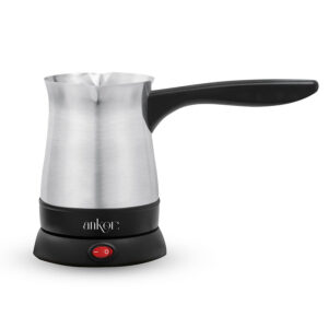 Ankor Ηλεκτρικό Μπρίκι 400ml Ανοξείδωτο 1000W Inox / Μαύρο