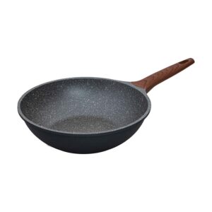 Estia Stone 01-1223 Wok από Χυτό Αλουμίνιο με Επίστρωση από Πέτρα 28cm