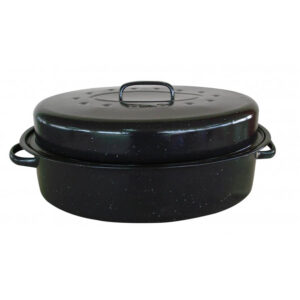 Ankor Γάστρα Οβάλ Eμαγιέ με Σχάρα 36x26cm