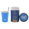 Estia Coffee Mug Save The Aegean Ποτήρι Θερμός 350ml με Καλαμάκι Olympic Blue