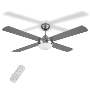 LIFE NORTE 2 Ανεμιστήρας οροφής 122εκ 25W με πτερύγια διπλής όψης, Φως & Τηλεχειριστήριο