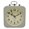 ANKOR 831272 Επιτραπέζιο Ρολόι Ξυπνητήρι Μεταλλικό Αθόρυβο - Γκρι Ματ