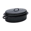 Estia Enamel Εμαγιέ Γάστρα 7.8lt από Αλουμίνιο με Σχάρα 46x32x18cm