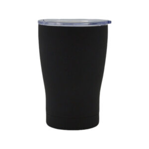 Ankor 835225 Ποτήρι Θερμός Ανοξείδωτο Μαύρο Ματ Soft Touch 370ml