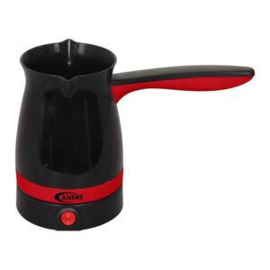 Ankor Ηλεκτρικό Μπρίκι 400ml 1000W Μαύρο Κόκκινο