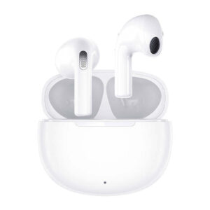 QCY T20 TWS Aily Pods White 5.3BT Semi Ear 220mAh 3hour calling 5.5 hour - White