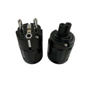 Taga Harmony ETPC-SP / ETPC-C7-C Schuko plug and IEC C7 connector - set