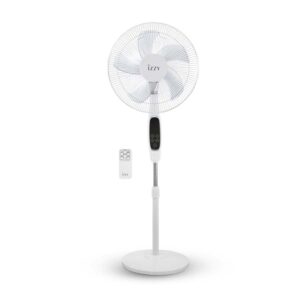 Izzy IZ-9042 Ανεμιστήρας Δαπέδου 40εκ / 70W με Τηλεχειριστήριο Λευκός