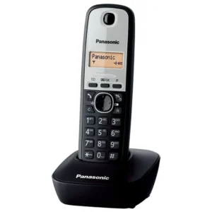 Panasonic KX-TG1611GRG Ασύρματο Ψηφιακό Τηλέφωνο Μαύρο-Ασημί