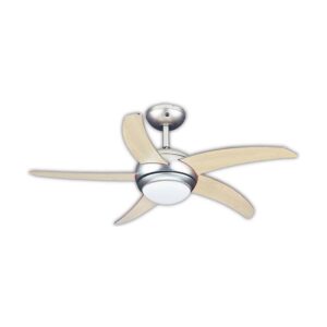 Primo PRCF-80283 Ανεμιστήρας Οροφής 44'' 110εκ. Με Τηλεχειριστήριο Φως 5Φτερά Οξιά