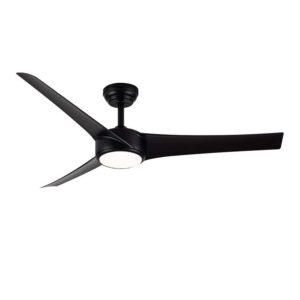 Primo PRCF-80675 Ανεμιστήρας Οροφής DC 52'' 132εκ. Με Τηλεχειριστήριο 1Φως LED 3Φτερά Μαύρος