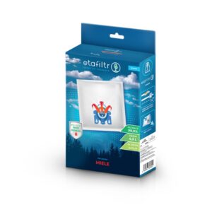 ETA MIE1 Σακούλες Ηλεκτρικής σκούπας Miele 4,5lt -4τεμ & Φίλτρο