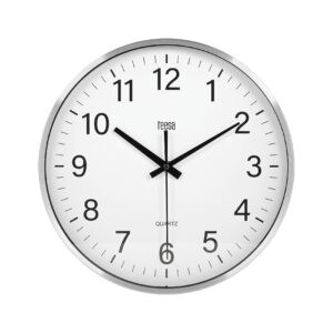 Teesa TSA0036 Ρολόι τοίχου 30cm Αθόρυβο Ασημί