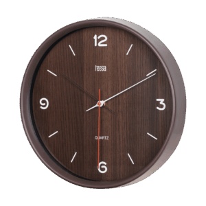 Teesa TSA0048DB Ρολόι τοίχου 30cm Αθόρυβο Καφέ