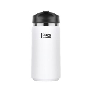 TEESA TSA0006 Θερμός ποτήρι  350ml λευκό