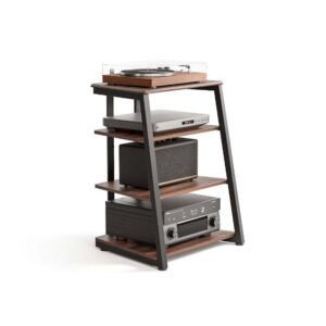 Fitueyes Eiffel AS07 Audio Rack - Μαύρο/Καρυδιά