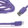 Καλώδιο σύνδεσης Ancus USB σε Micro USB με Ενισχυμένες Επαφές Braided Μώβ 1m