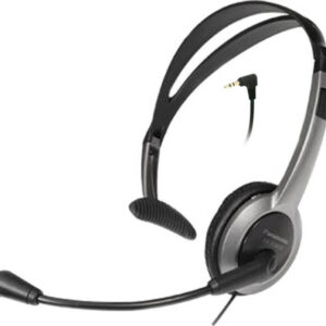 Ενσύρματο Aκουστικό Panasonic RP-TCA430 με Πλήκτρο Έντασης Μαύρο - Ασημί 2.5mm συμβατό με Ασύρματα Panasonic, Philips, Gigaset