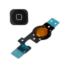 Σέτ Κεντρικού Πλήκτρου Apple iPhone 5C Μαύρο OEM Type A