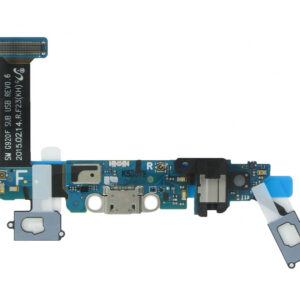 Καλώδιο Πλακέ Samsung SM-G920F Galaxy S6 με Επαφή Φόρτ, Μικρόφ, Πλήκ Αφής και Κεντ Πλήκ Μπλέ - Χρυσαφί Original GH96-08275B